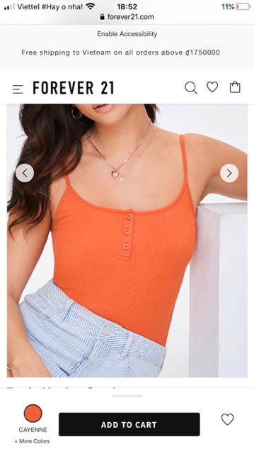 🦚🦚 ÁO TANK TOP F21