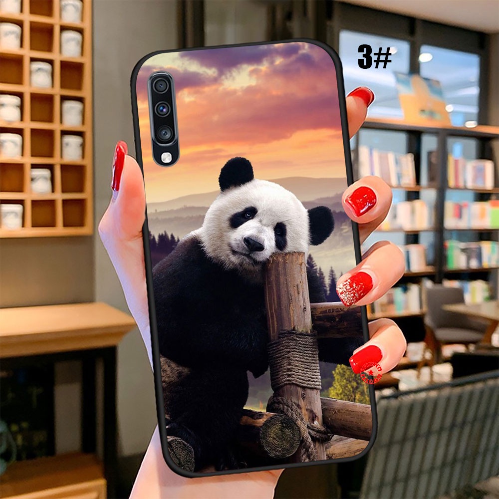 Ốp Điện Thoại Dẻo Họa Tiết Gấu Trúc Dễ Thương Cho samsung galaxy m02 a02 a03s a6 a7 a8 a9 a10 a10s plus M41