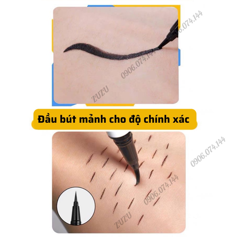 Bút kẻ mắt, kẻ mắt nước Suake chống thấm nước lâu trôi đủ màu GALA HOME