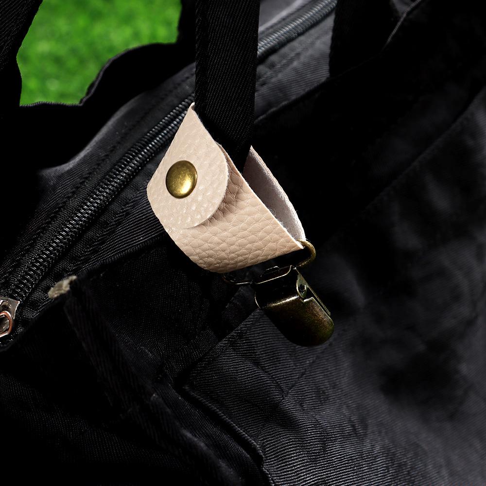 MOILYVN Kẹp Mỏ Vịt Màu Đen Gắn Nón / Túi Xách Du Lịch Thời Trang