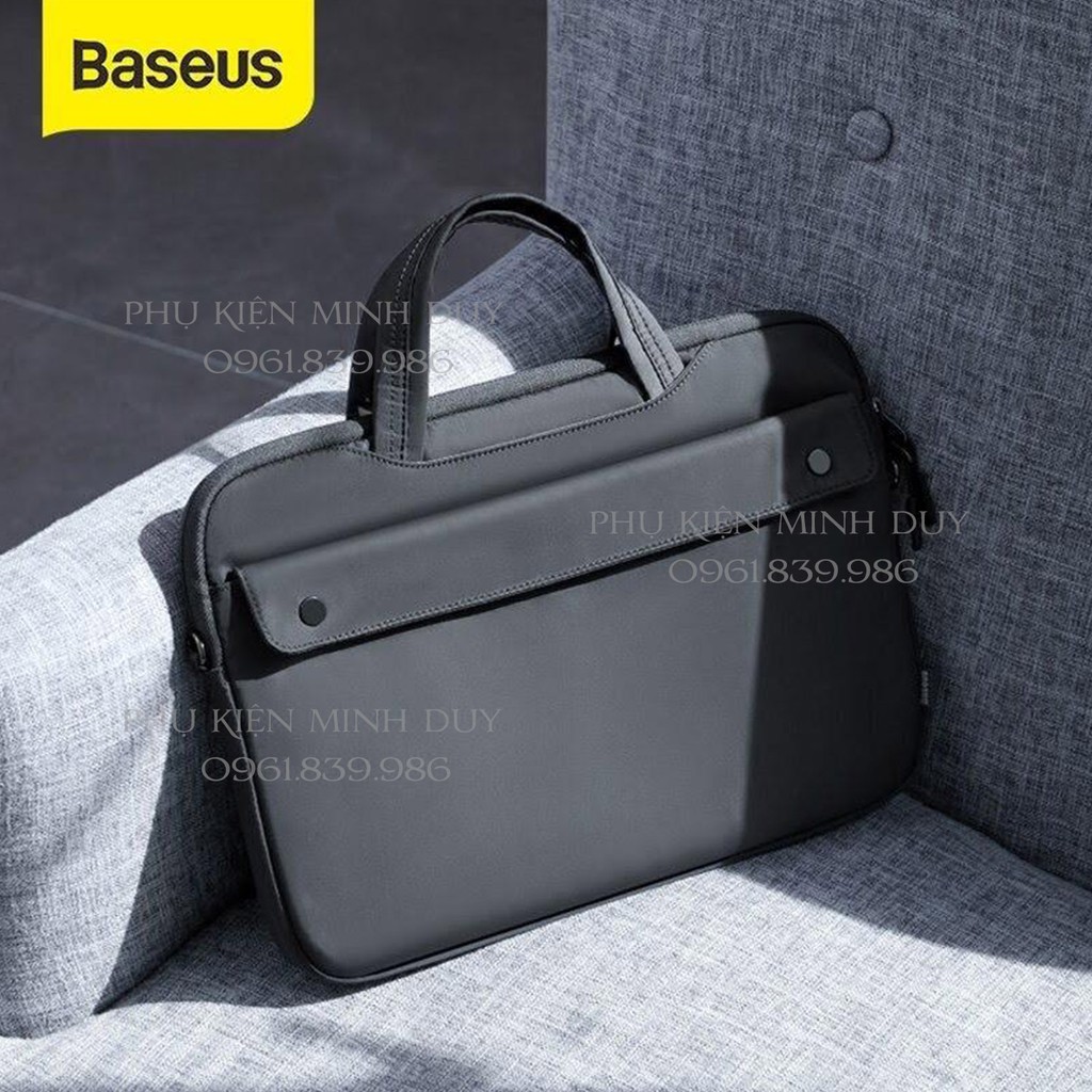 Túi đựng laptop chống sốc, chống thấm nước Baseus Basics Series cho Macbook Pro 13 14 15 16 inch