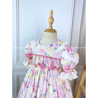 ĐẦM SMOCK HOA CỔ ĐIỀN[1y-8y]