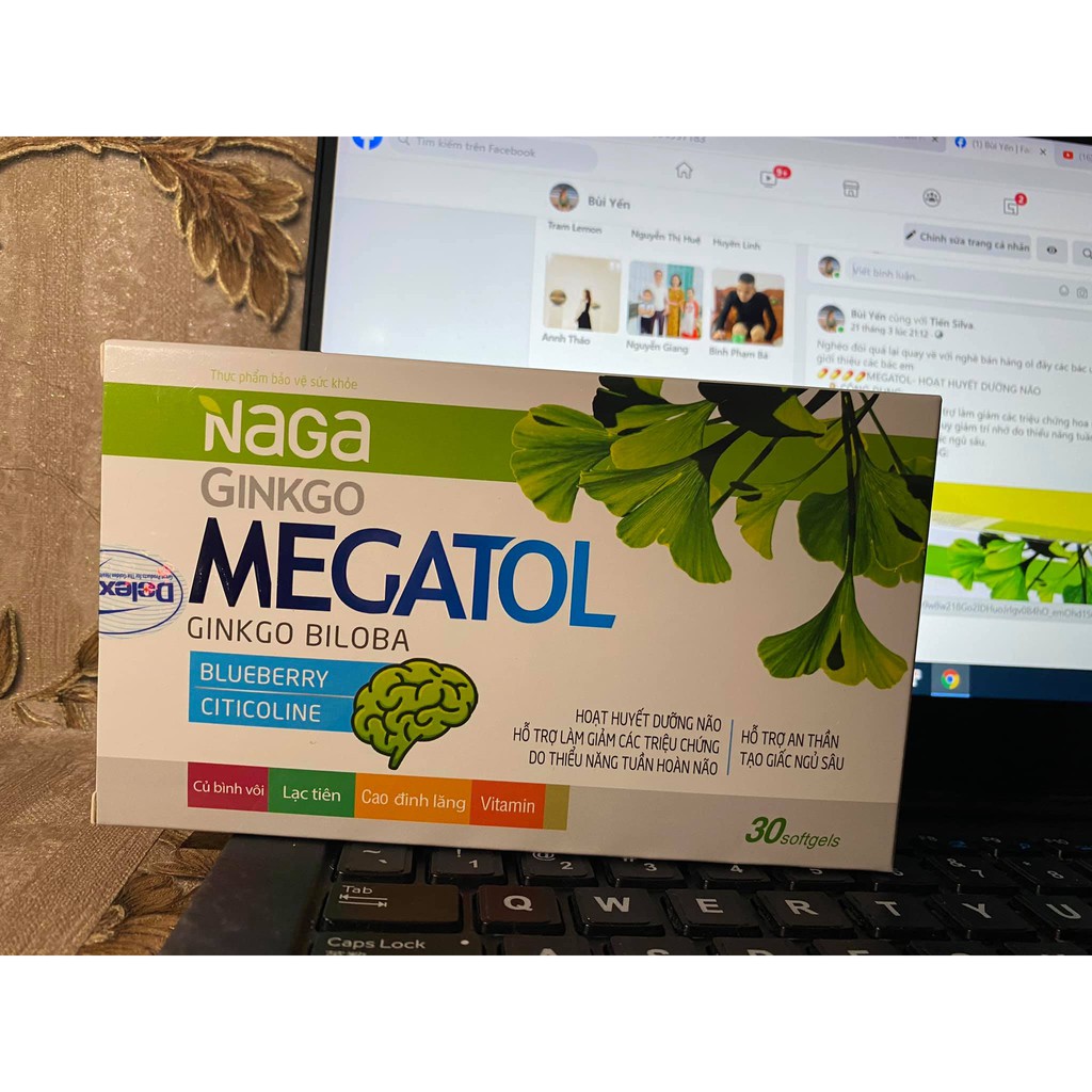 Viên Dưỡng Não Megatol (Hộp 30 viên) giúp hoạt huyết dưỡng não, dưỡng tâm an thần - cvspharmacy