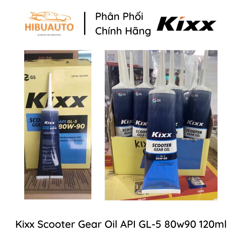 Nhớt Hộp Số Xe Tay Ga Kixx Scooter Gear Oil 80w90 120ml | HIBUAUTO
