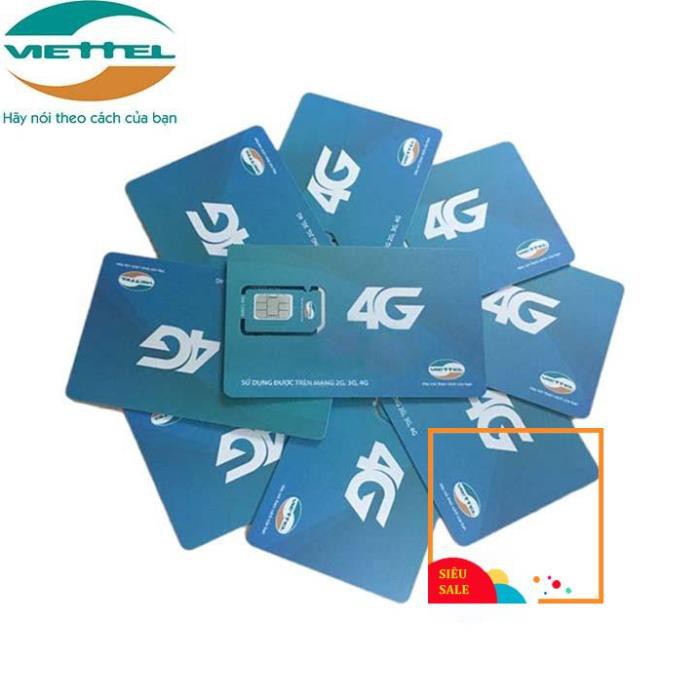 TẶNG THÁNG ĐẦU-SIM 4G VIETTEL V90-V120 62GB/tháng, miễn phí nghe gọi nội mạng, ngoại mạng,dùng cho điện thoại di động