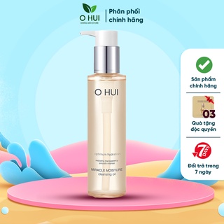 Dầu tẩy trang OHUI Miracle Moisture Cleansing Oil chính hãng Hàn Quốc làm sạch sâu cho da dầu mụn chai 150ml