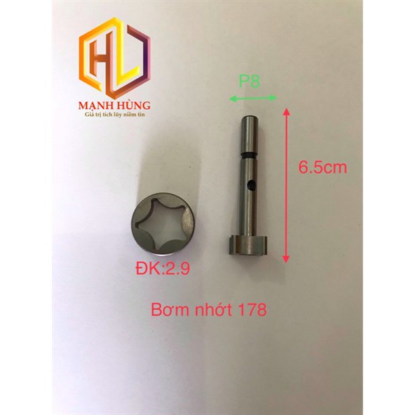 Bơm Nhớt 178 phụ tùng máy cày phụ tùng Hùng Lỳ
