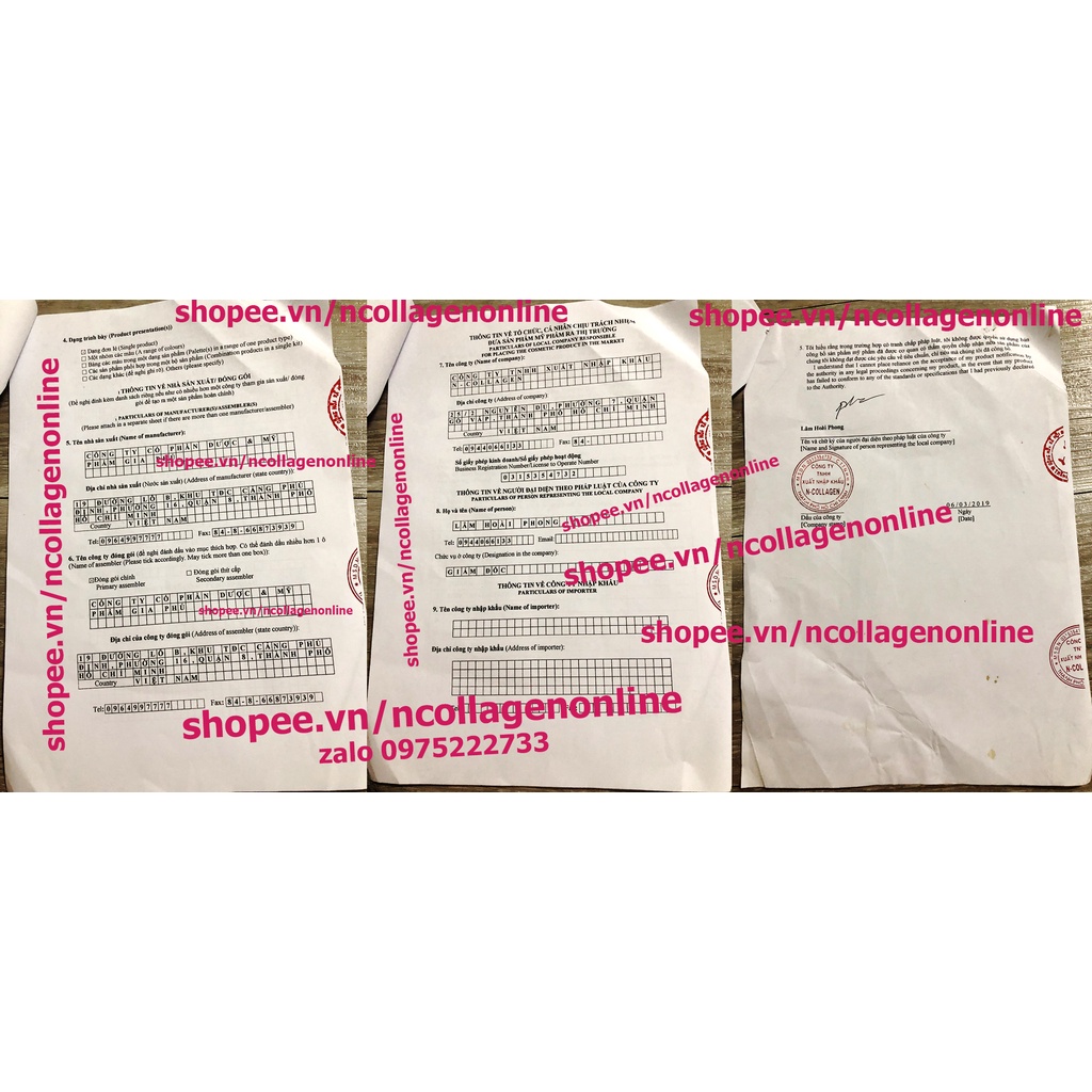 Kem Face Tím dưỡng trắng da mặt N'COLLAGEN - xóa mụn nám tàn nhan, làm nhỏ chân lông