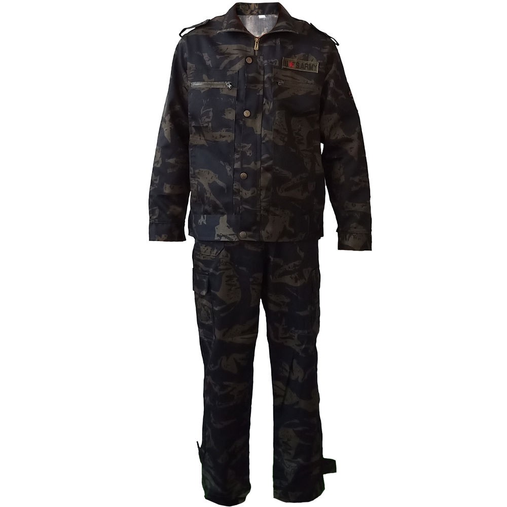 Bộ Đồ Lao Động Họa Tiết Rằn Ri Cá Tính Cho Nam | BigBuy360 - bigbuy360.vn