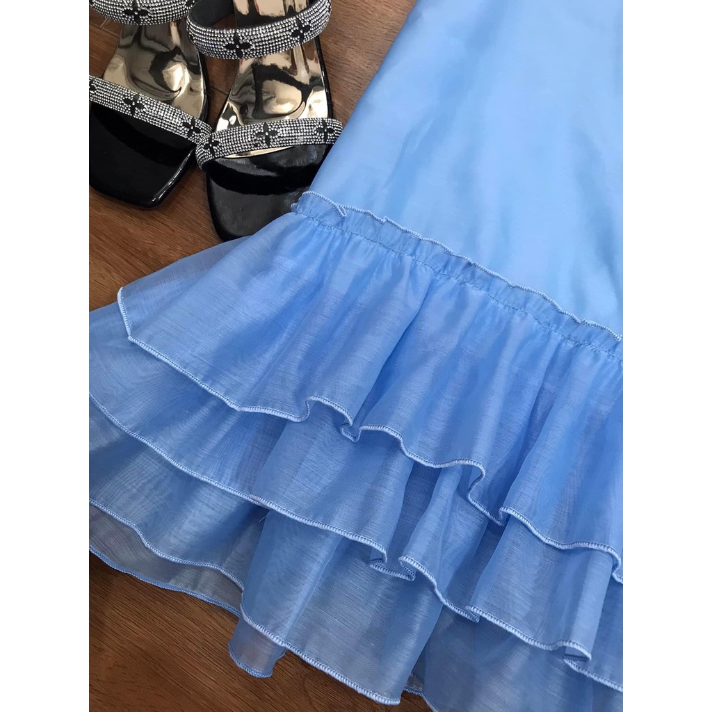 Đầm to 3 tầng cho mẹ  và bé