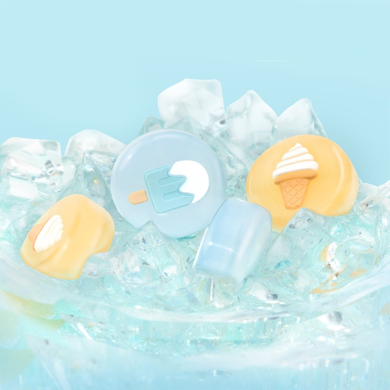 Nắp Bọc Nút Điều Khiển Chơi Game Switch Lite Hình Cây Kem Bằng Silicone