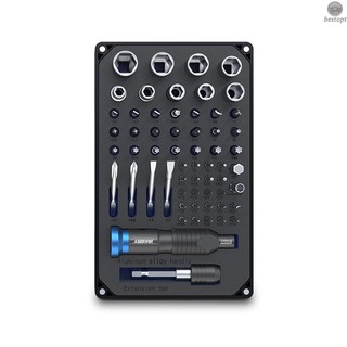 B&O JAKEMY 60-in-1 Multifunctional Professional Screwdriver Set with Fine Quality S-2 Driver Bit DIY Repairing Tool Screw Driver Kit for Laptop Glasses Mobile Phone