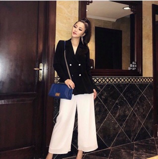 Set blazer kèm quần sang chảnh