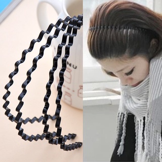 Băng đô cài tóc bằng sắt màu đen phong cách hàn quốc đơn giản