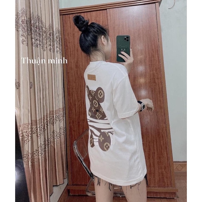 [RẺ VÔ ĐỊCH] Áo phông unisex Gấu Luôn Vui Tươi basic form rộng tay lỡ dành cho nam nữ