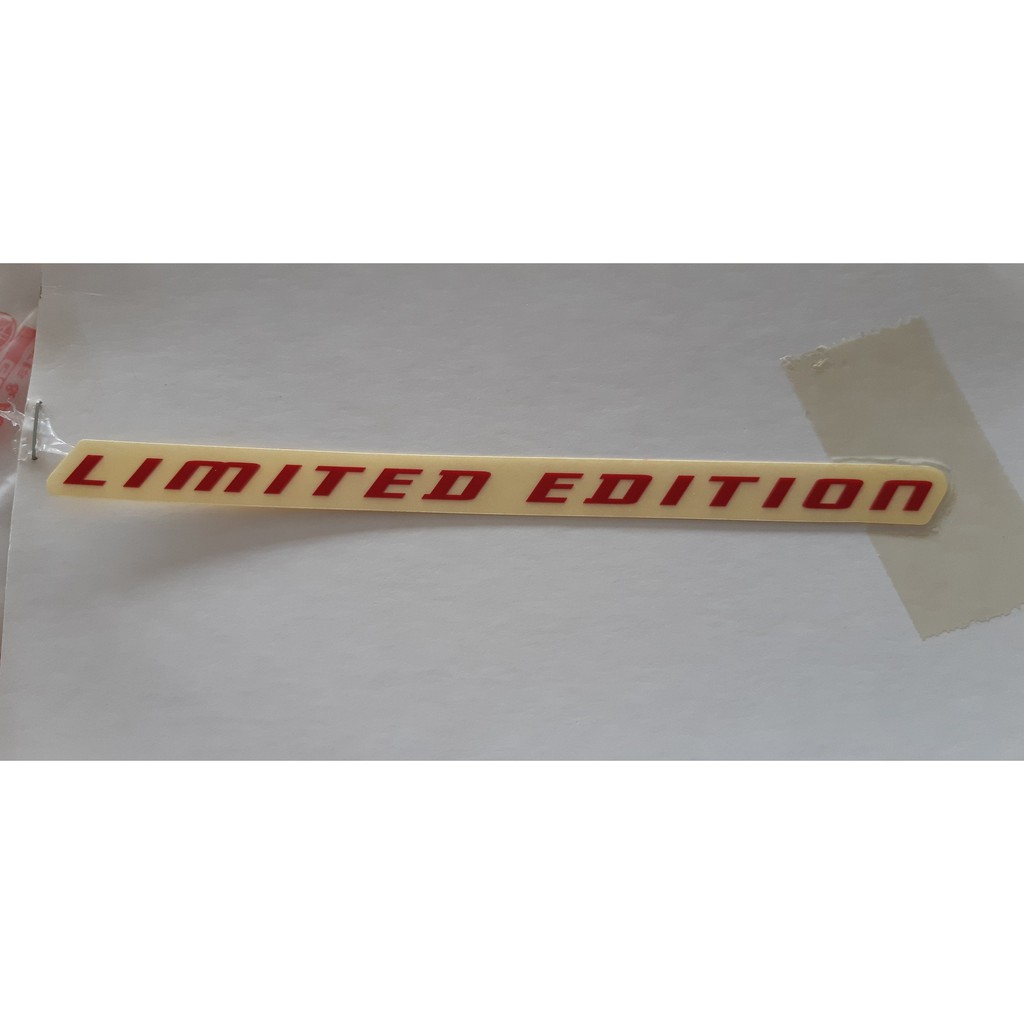 Tem chữ "Limited Edition" zin chính hãng Yamaha - Màu đỏ BJ7F178100