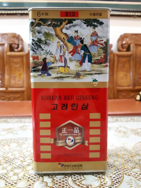 Hồng sâm củ khô 300g