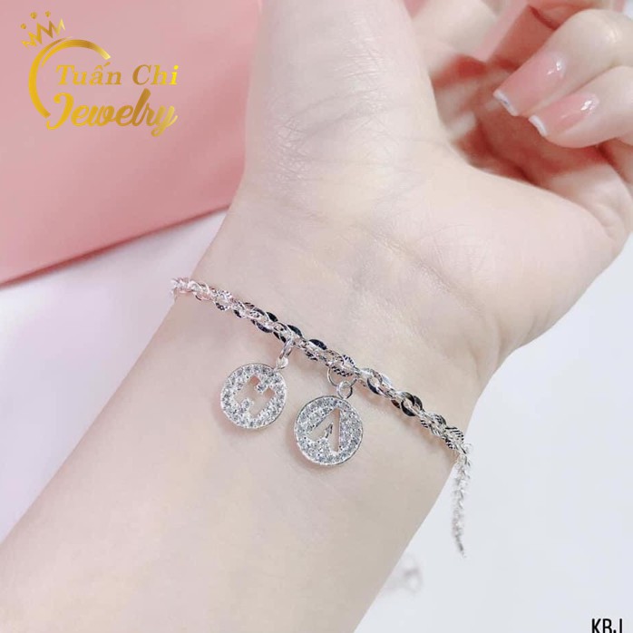 Lắc Tay Bạc [BẠC TA] Vòng Tay Nữ Bạc Kiểu Dáng Cách Điệu Mix Chữ Theo Yêu Cầu, Quà Tặng Ý Nghĩa