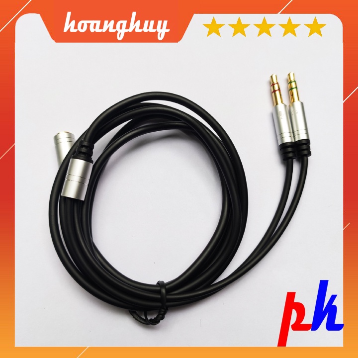 Jack chia audio và mic songful [1.1 mét]