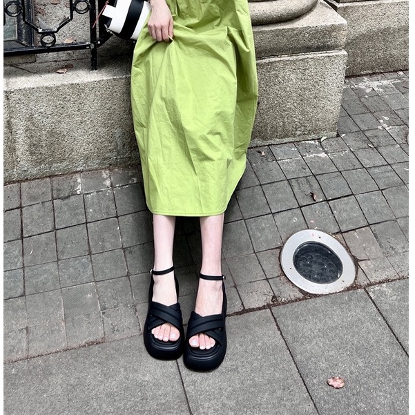 Dép Sandal Nữ Bánh Mì Cao Cấp Cao 5cm QC 2022 TRINH LÊ SHOP GIÀY DÉP