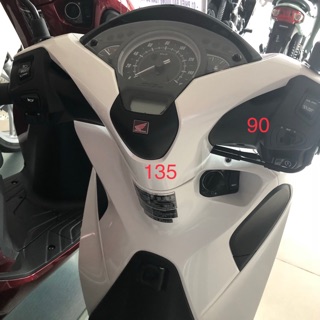 Combo nắp sau tay lái + đôi tem 150i