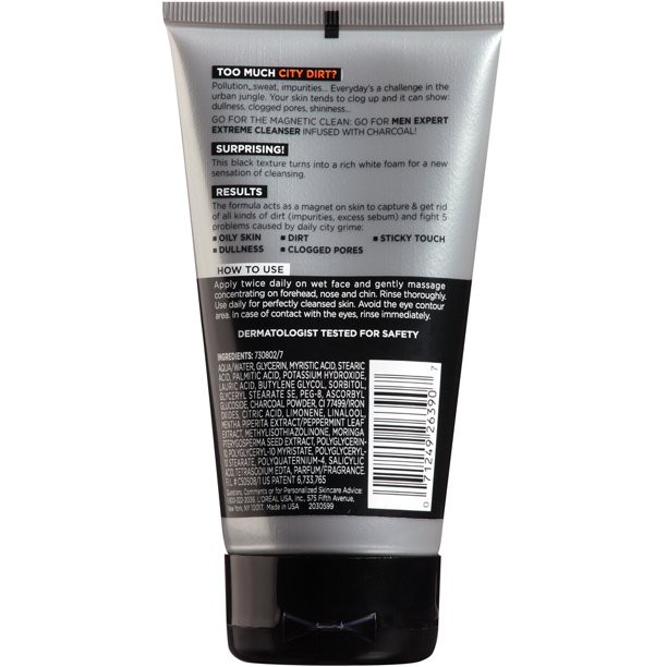 [HÀNG AUTH] Sữa Rửa Mặt L'oreal Men Hydra Energetic Charcoal Cleanser Hydra Energetic Charcoal Cleanser 150ML