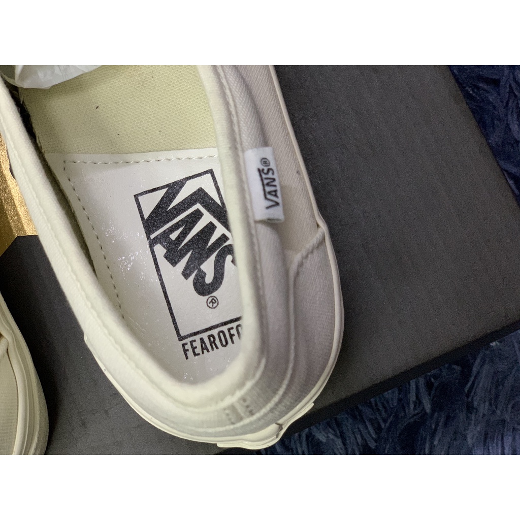 GIÀY VANS FEAR OF GOF FOG SLIPON LÓT DA , VANS  FOG BẢN MỚI NHẤT 2022
