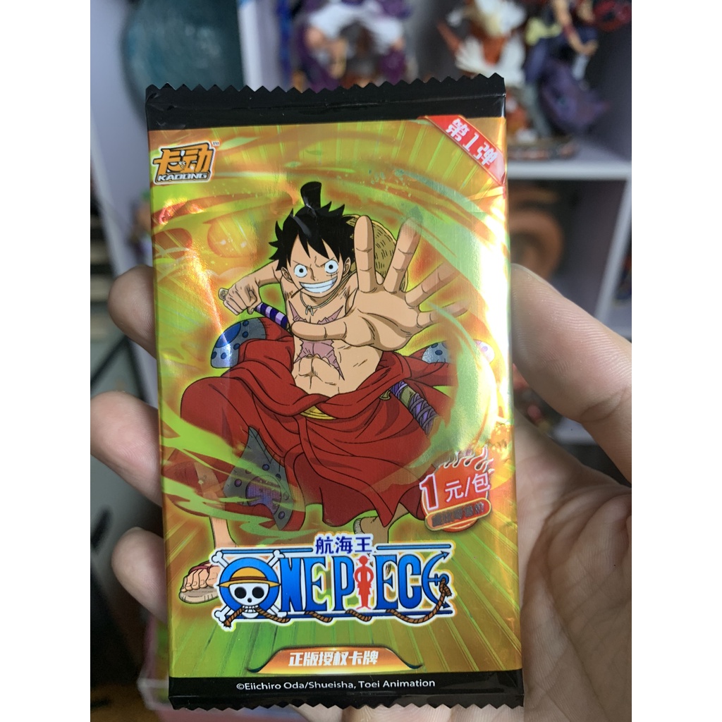 Thẻ nhân phẩm One Piece, card nhân vật 1 pack gồm 5 thẻ, mua 10 tặng 1