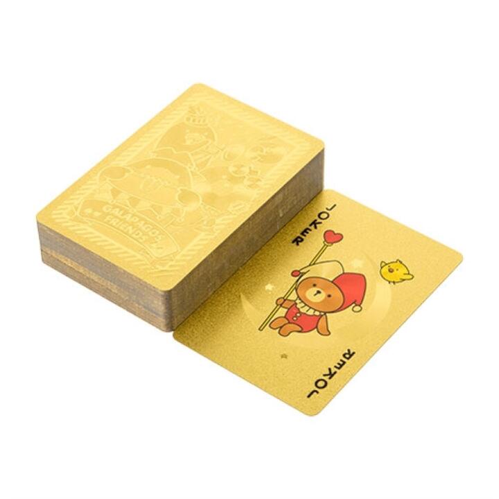 Bộ Bài ARTBOX Hàn Quốc Chơi Game Màu Vàng Sang Trọng