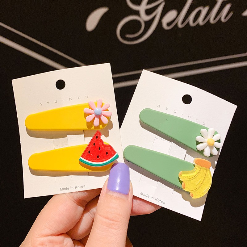 Kẹp Tóc Hình Trái Cây Xinh Xắn Cho Bé Gái