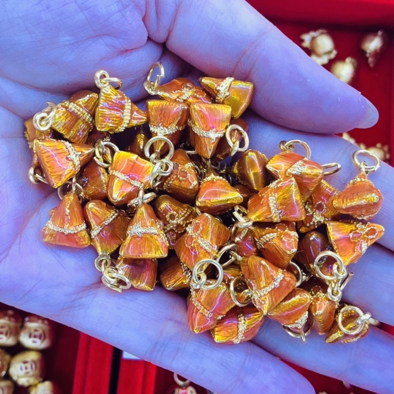 Charm Bánh Ú Nó Ấm mạng Thổ làm vòng DIY