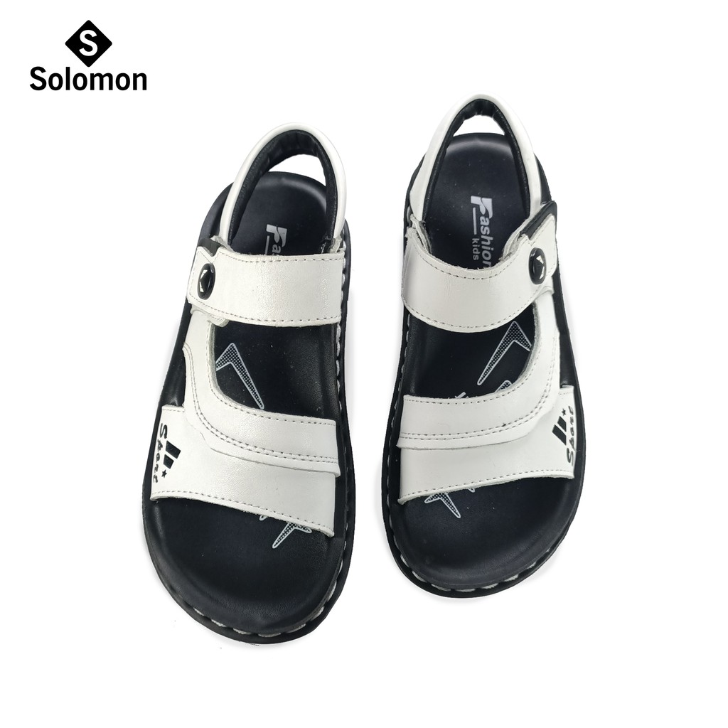 SANDAL DA BÉ TRAI ✳️FREESHIP✳️QUAI HẬU DA MỀM CHỐNG TRƠN HÀNG QUẢNG CHÂU CAO CẤP SOLOMON