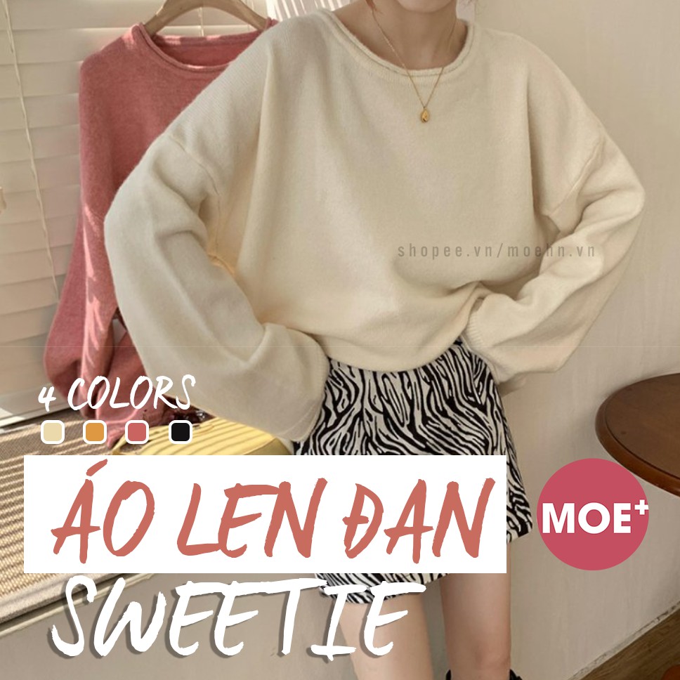 Áo Len Đan Dáng Rộng Sweetie