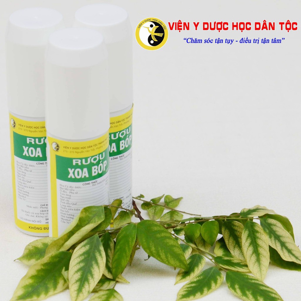 Cồn xoa bóp Y Học Cổ Truyền Dân Tộc - Dạng chai xịt - giảm đau cơ rất hiệu quả, tác dụng nhanh và không gây nóng rát