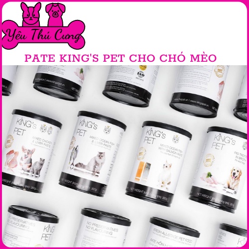Pate King's Pet cho Chó Mèo- 6 vị.....YEUTHUCUNGDAKNONG