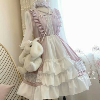 Váy lolita công chúa tiểu thư (hàng có sẵn)