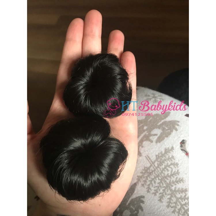HÀNG LOẠI 1 - Tóc Giả Búi Cho Bé Natra - CÓ HÌNH THẬT