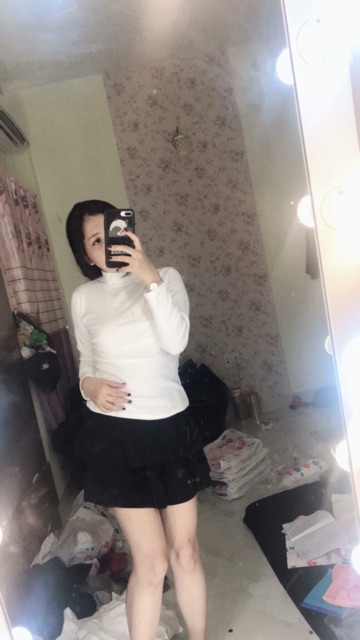 Áo Cổ Lọ Tay dài