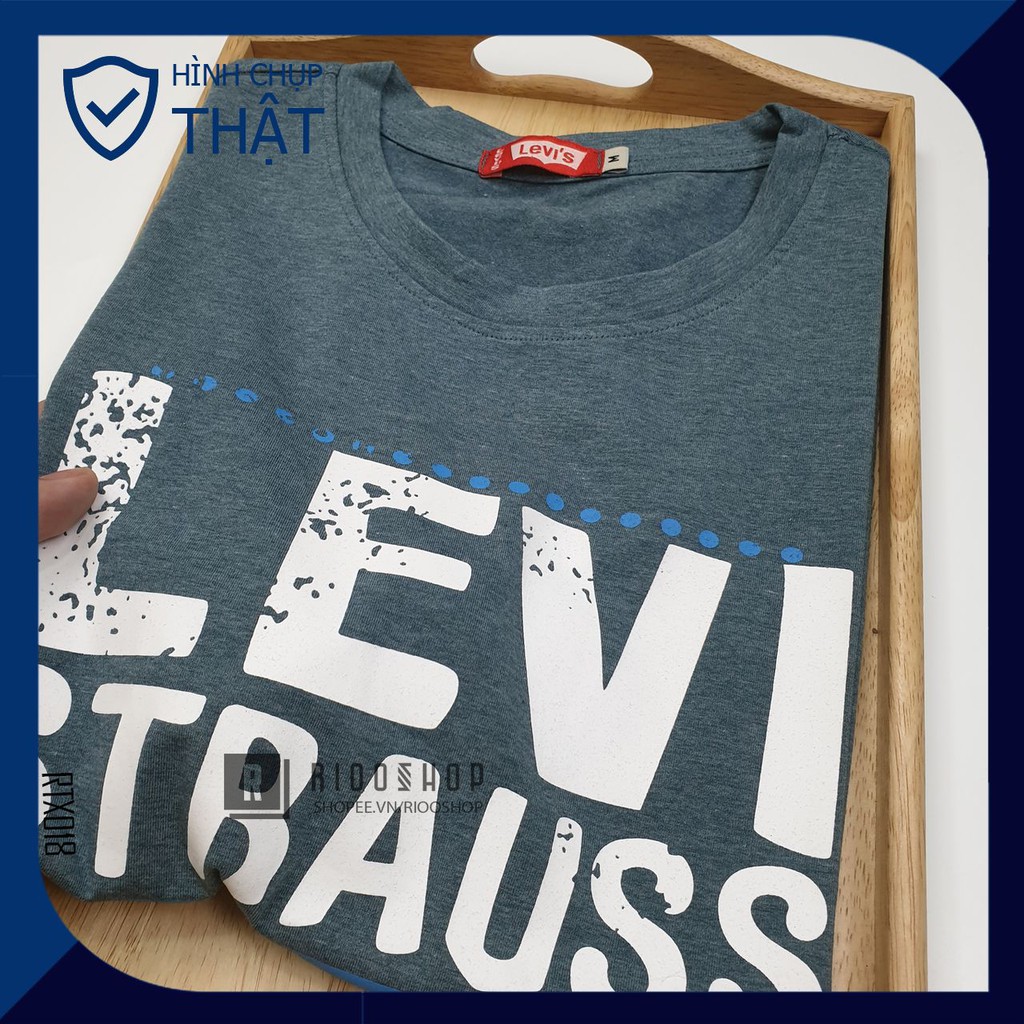 Áo phông nam ngắn tay cổ tròn cotton cao cấp lev RTX018av - áo phông nam đẹp Riooshop | BigBuy360 - bigbuy360.vn