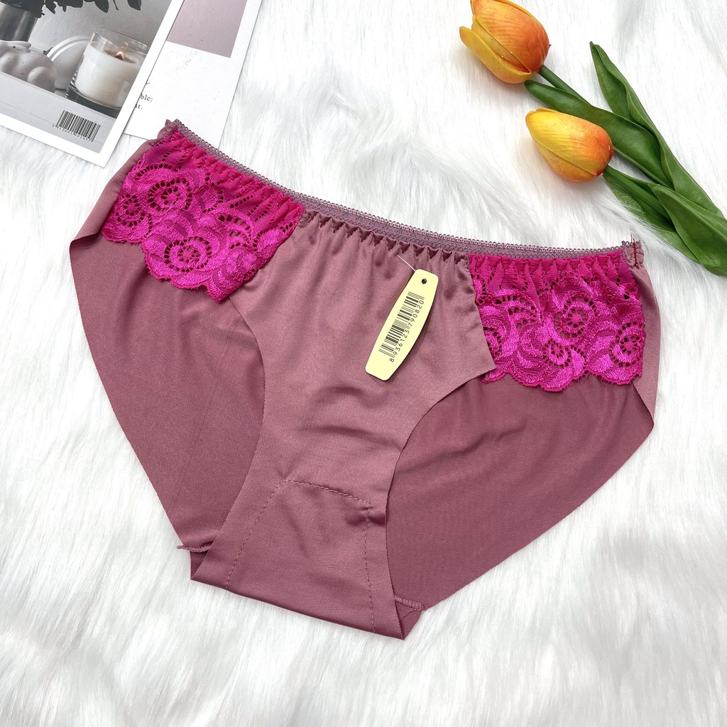 Quần Lót Viền Ren Hoa KV, Chất Su Mềm Mại Thoáng Mát, Cao Cấp Cho Nữ từ 40-55kg | BigBuy360 - bigbuy360.vn
