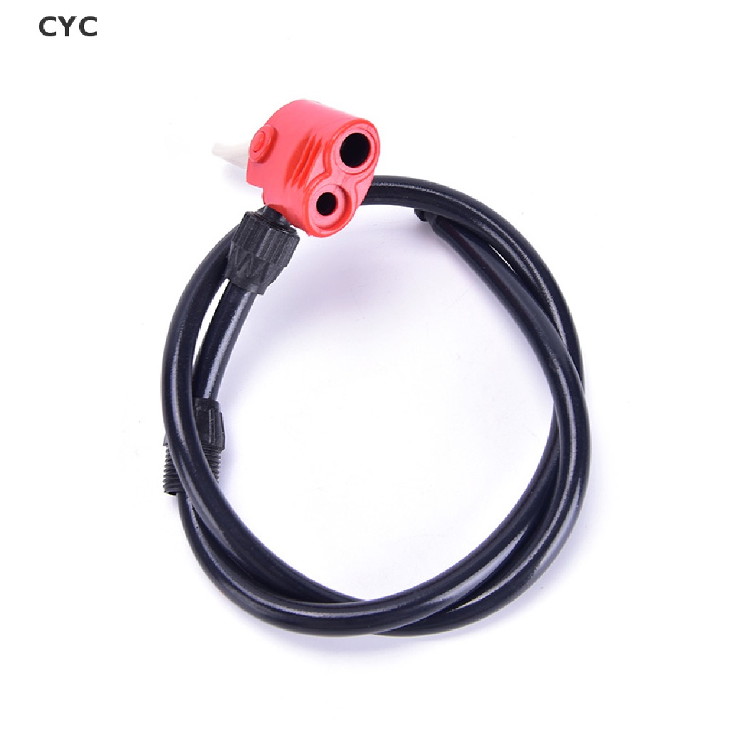 CYC Bike Tyre Hand Air Pump Inflator Replacement Hose Tube Rubber Bicycle Accessory CY