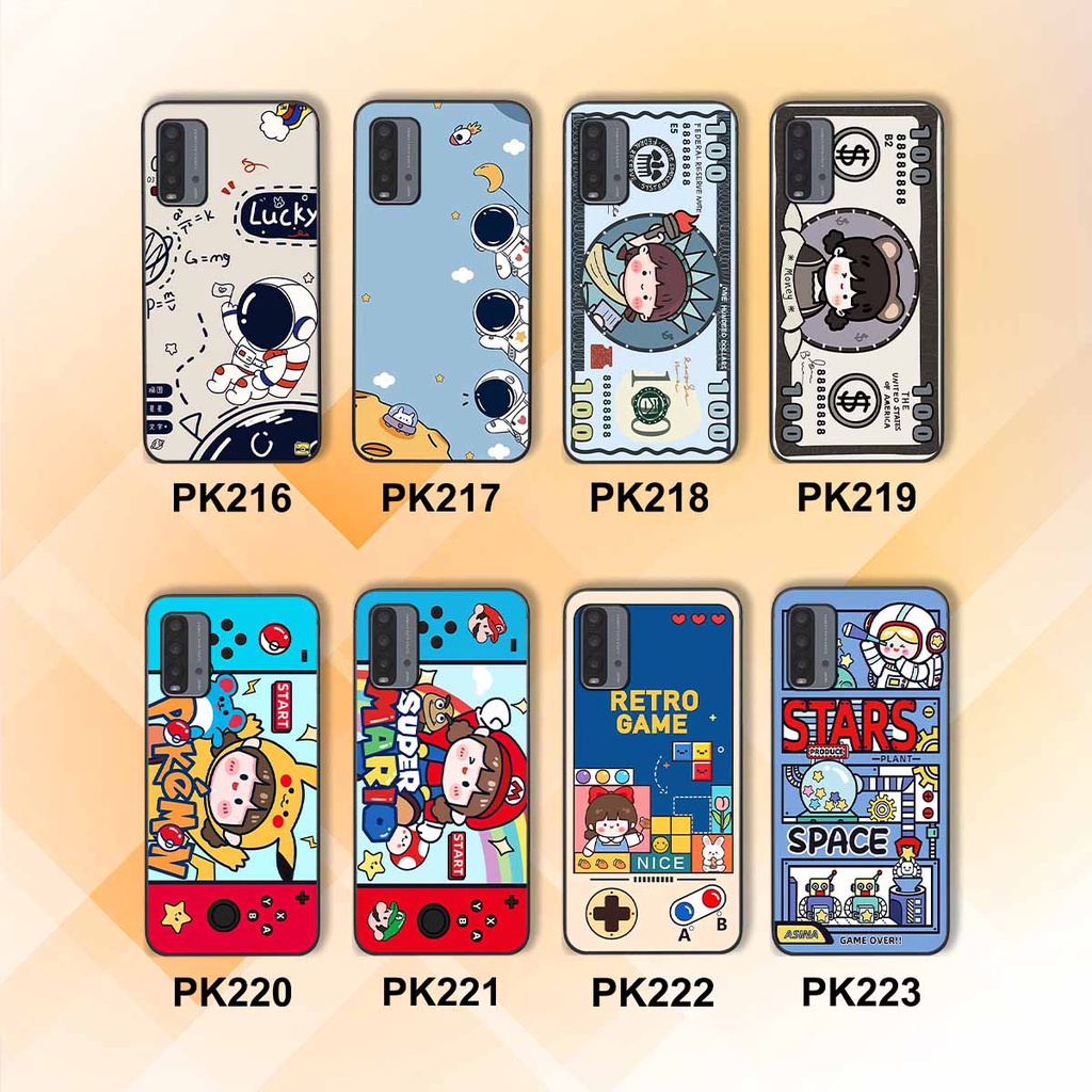 Ốp lưng Xiaomi Redmi 9T hình phi hành gia, roro jump, điện tử dễ thương - Giá rẻ tốt nhất