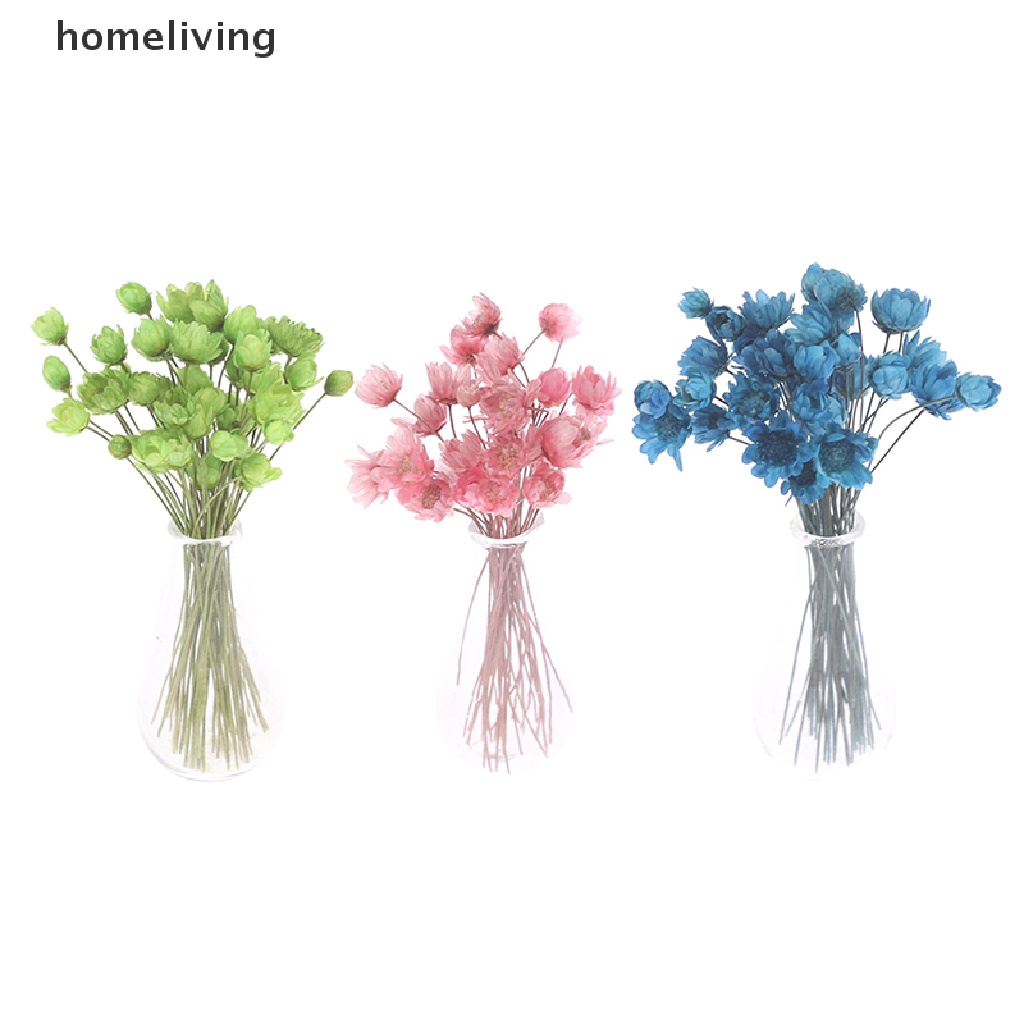 Chậu Kính Trồng Hoa Khô Trang Trí Nhà Búp Bê Tỉ Lệ 1: 12