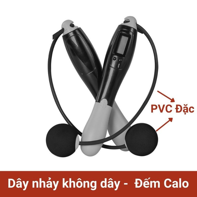 Dây nhảy đếm vòng CẬU VÀNG có bộ đếm số điện tử, tính calo giảm cân