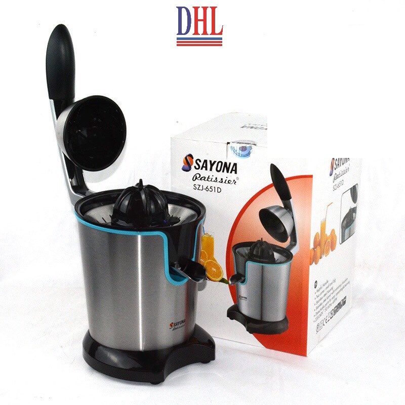 Máy vắt cam, máy ép cam SAYONA SZJ-651D dùng điện cao cấp chính hãng