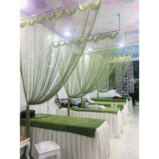 RÈM SỢI KIM TUYẾN 3m.3m Trang trí spa, đám cưới loại 1 chuẩn 1kg 1 cái