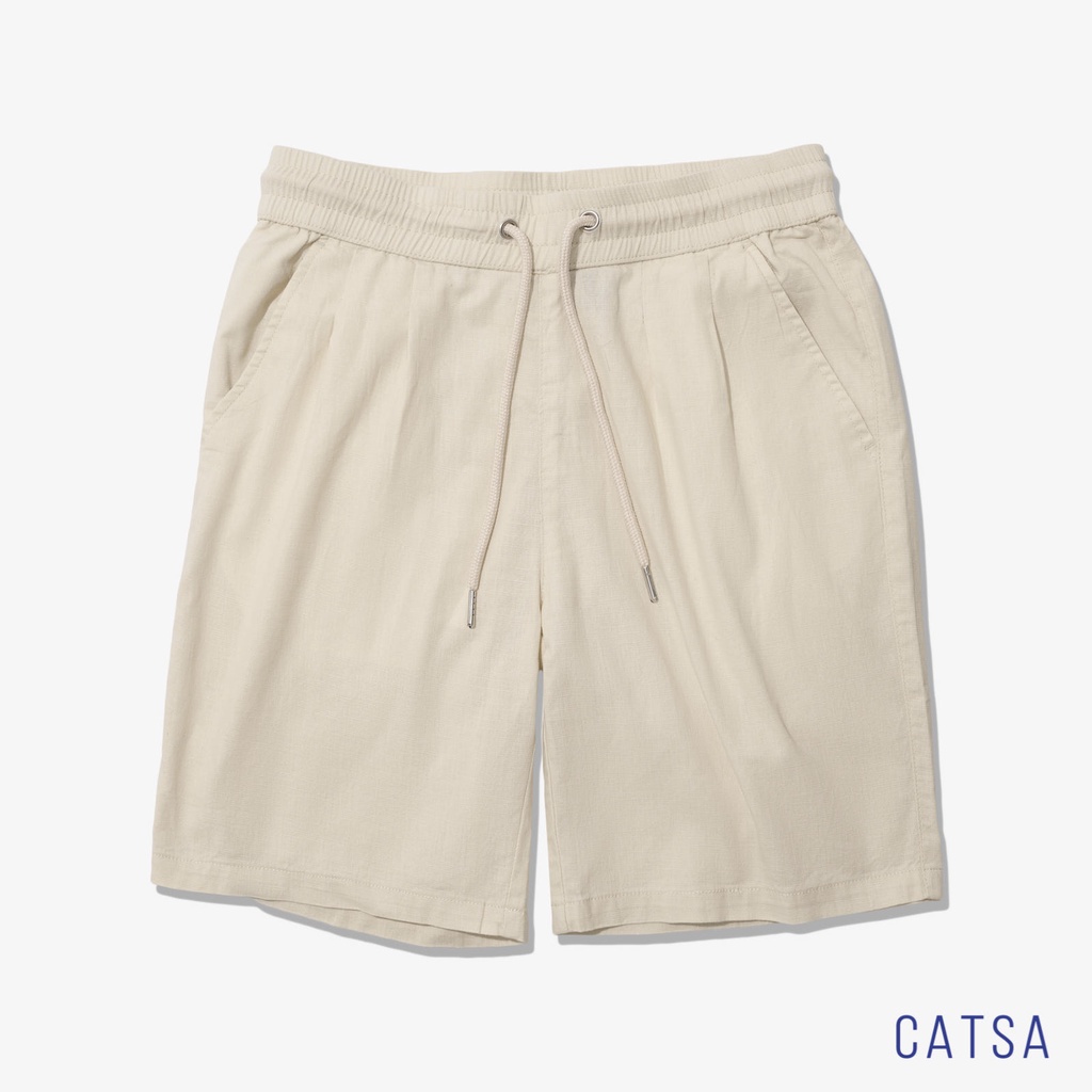 Quần short nam vải Linen nhẹ nhàng, thoải mái, năng động CATSA QSV007 - 006 - 008