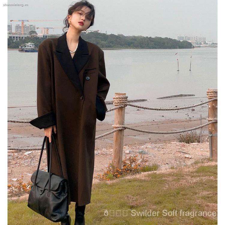 Áo khoác dáng rộng màu sắc cổ bẻ phong cách Hong Kong cổ điển thời trang mùa thu cho nữ
 za4B | BigBuy360 - bigbuy360.vn