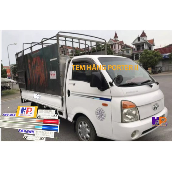 TEM PORTER II - DÀNH CHO XE TẢI HYUNDAI - MẪU ĐẸP CHUẨN HÃNG