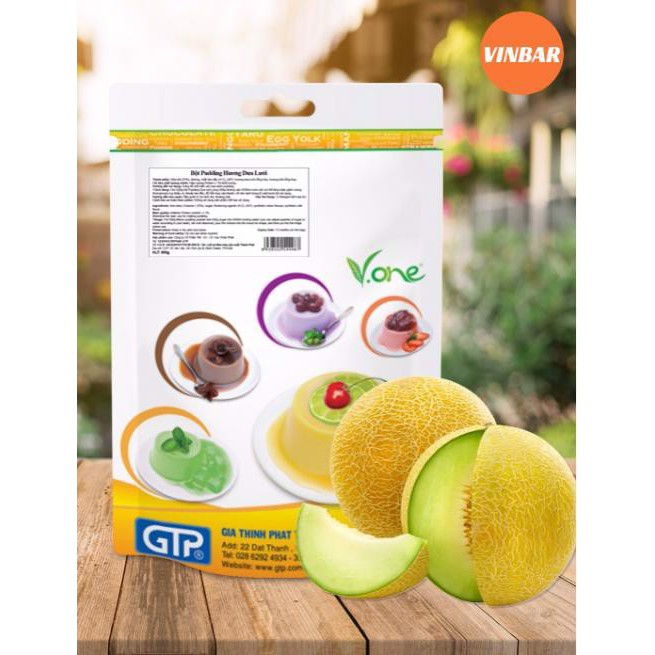bột pudding dưa lưới gia thịnh phát 1kg